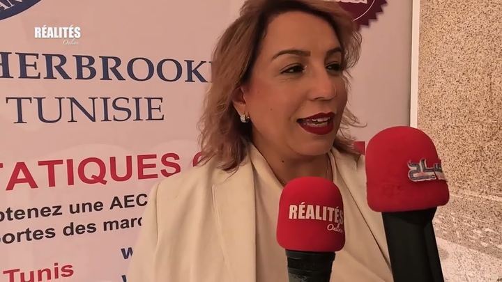 Najoua Bouassida interrogée au micro de Réalités
