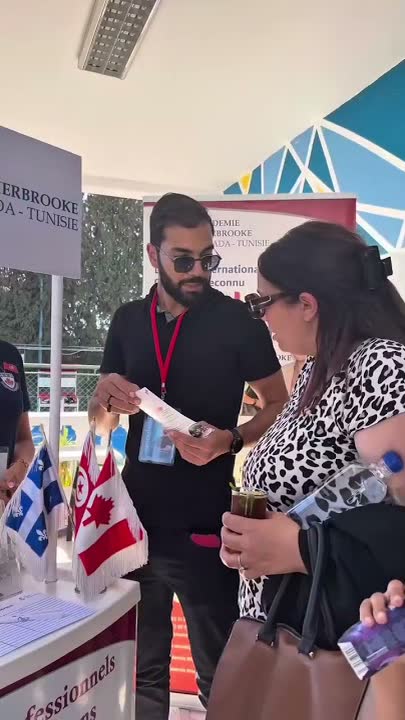 Stand de l'académie lors de la rencontre avec l'Amicale STEG